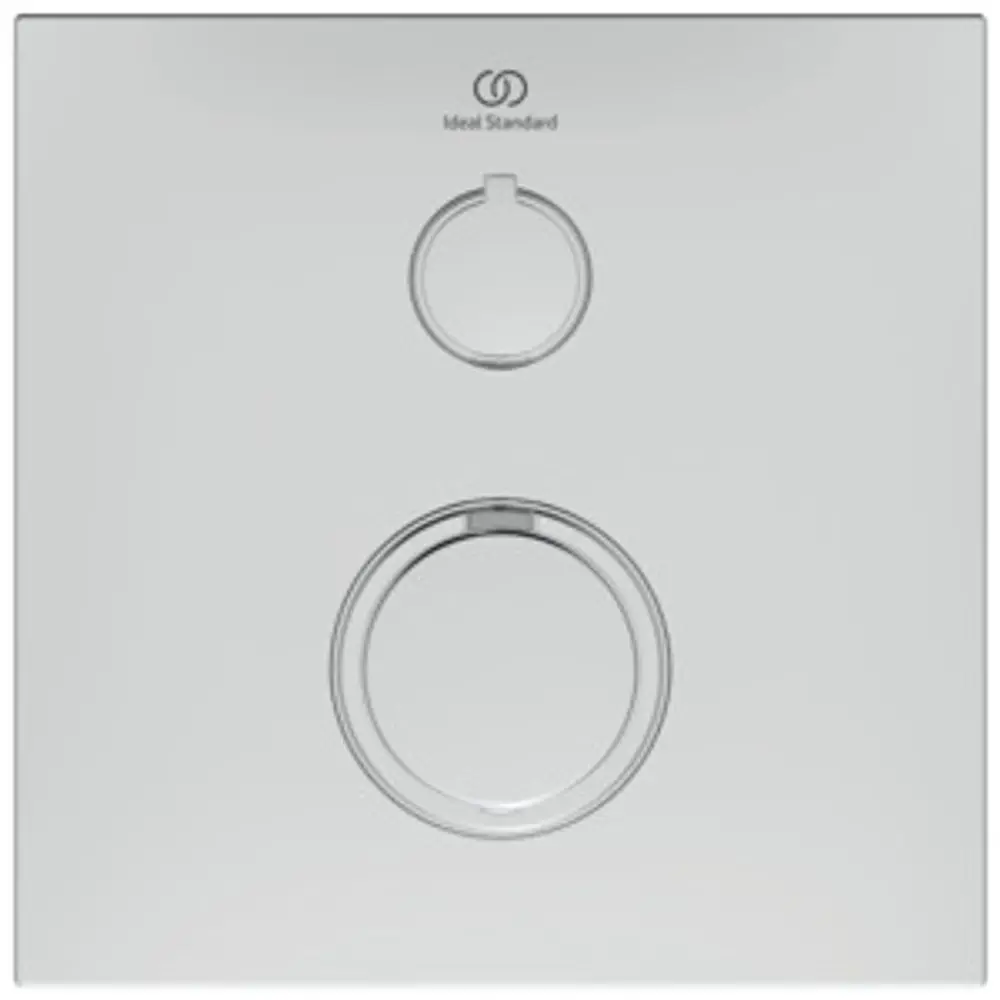 IS-Einzelthermostat-UP-Ceratherm-C100-BS2-Rosette-163x163mm-Chrom-A6956AA gallery number 2